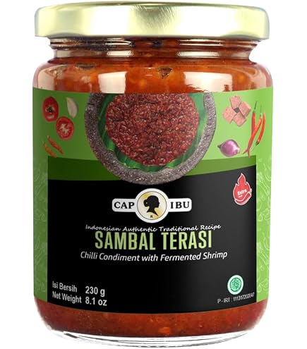 Amazon.com : Finna Uleg Sambal Terasi (Chili Shrimp Paste), 23