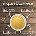 Brewers Yeast Powder - Natural Nutritional Yeast Powder & Active Yeast - Lactation Support & Lactation Supplement for Increased Breast Milk - Yeast for Bread & Yeast for Baking Lactation Cookies
