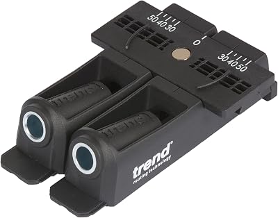 Trend 3 in 1 Pocket Hole Jig Kit PH/JIG/BK with Drill Bit Collar & Case