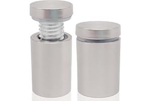 Standoff Screws 3/4" x 1-5/8" - Lantee 20 Pcs Stainless Steel 19 x 40mm Standoff Mounting Hardware Bolts for Glass Signs