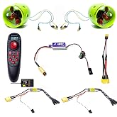 ApisQueen 12V-16V Underwater Thruster U1 Set, with ESC and RC,7.5LBS Thrust | Waterproof Brushless Motor Subsea Thruster For ROVs Boats