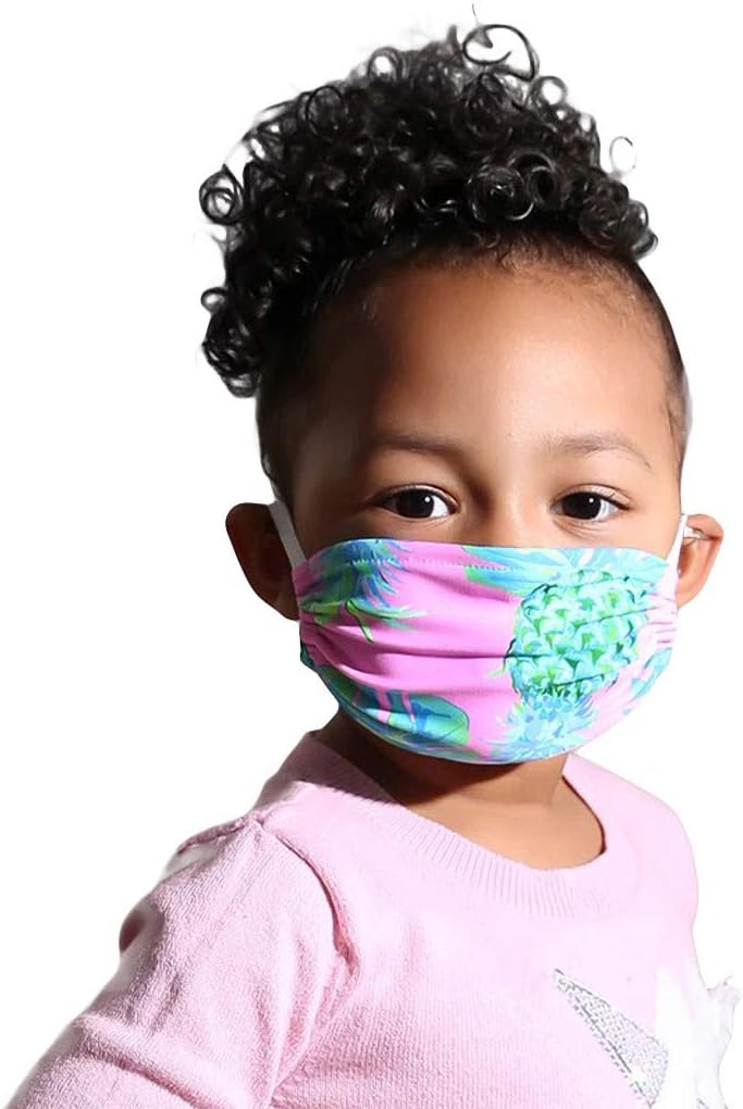 Children Protective Mouth Face Cover Reusable Cotton Breathable Face Shield Dust Proof Windproof Mouths Covers for Kids Children Protective from Pollen, Droplet Pollution, Smog, Gas