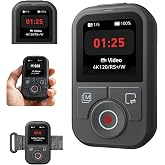 TELESIN T13 Remote for DJI Osmo Action 6/5 Pro/4 &amp; Osmo 360 | for DJI Osmo Action 6/5 Pro/4 and Osmo 360 &ndash; Waterproof Remote with 1.4" HD Screen, 50m Wireless Range and 8H Battery