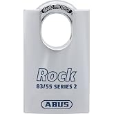 ABUS 83CS/55-300 Schlage Rekeyable Chrome Plated Brass Padlock, Zero Bitted