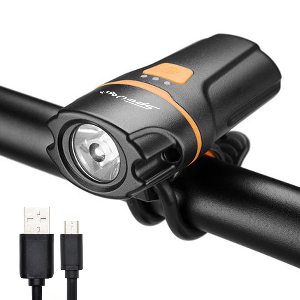 SpoLite Bicycle Lights, Powerful Lumens Bike Light,USB Rechargeable Bicycle Light,Waterproof Mountain Bike Light & Dirt Bike Lights, Safety Lights for Kids Men Women Road Bike FlashlightBC11-01