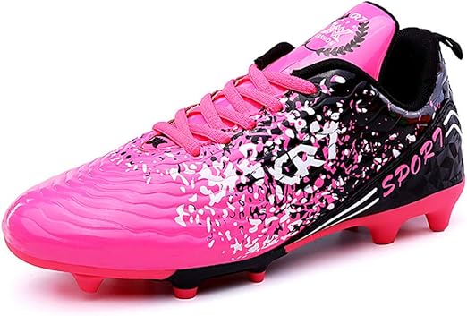 boys pink football boots