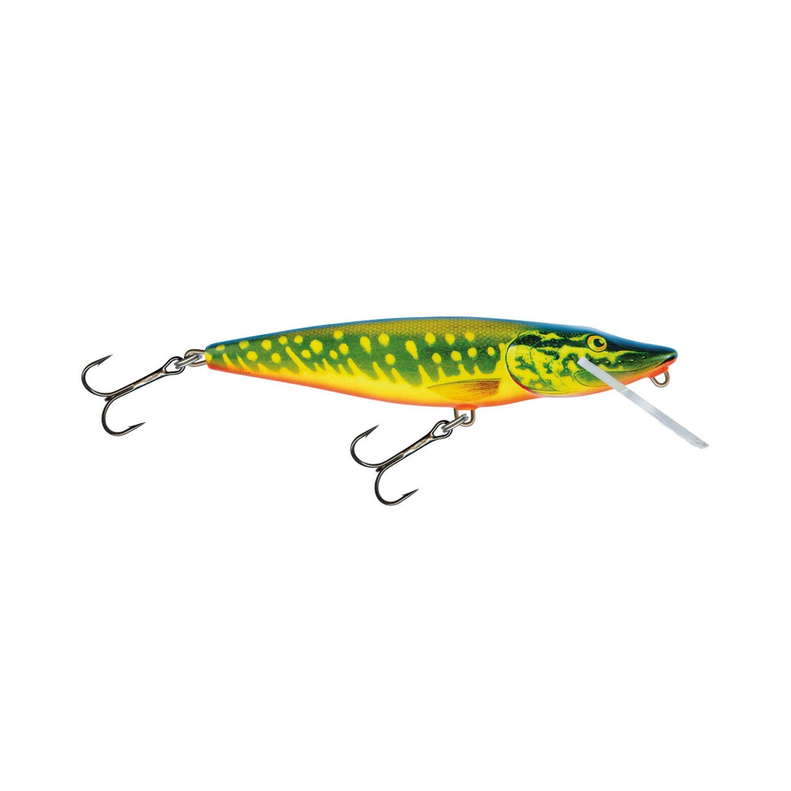 Salmo pike wobbler; bait for pike, pike-perch, perch, pike lure, barschwobbler, Hot Pike, 11cm / 15g / schwimmend / 0.5-1.0m
