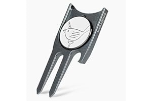 Birdicorn Golf Divot Repair Tool & Golf Ball Marker 6-in-1 Golf Divot Tool