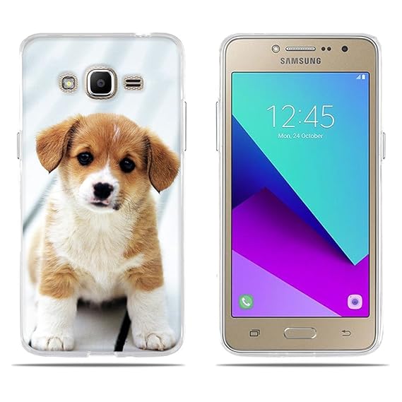 Fubaoda Coque Samsung Galaxy J1 Mini Prime, [Chiot Rouge ...