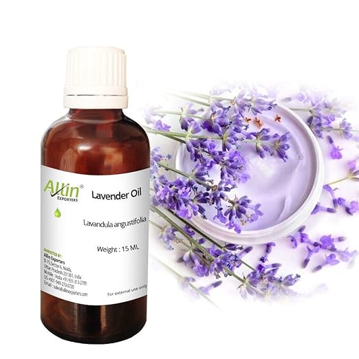 Allin Exporters Lavender Essential Oil - 100% Pure, Natural & Undiluted - 15 ML