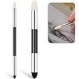 Artist Blending Sponge Pen Dual Tip Reusable Drawing Art Soft Pastel Blending Tools Washable Sketch Rubbing Sponge Brush for Artist Professional Sketch Drawing Blending Lightening and Highlight