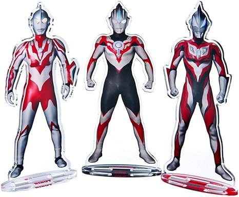 Amazon Co Jp ウルトラギャラクシーファイトニュージェネレーションヒーローズ ウルトラマンオーブ ウルトラマンジード ウルトラマンリブットアクリルフィギュア アクリルスタンド ホビー 通販