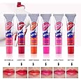 WOW! 6 pcs/Set Peel Off Lip Gloss Mask Multicolor Lip Tint Pack Long Lasting Makeup Lips Cosmetic Matte Makeup Tattoo