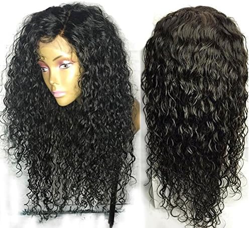 Friya Hair 8A Brazilian Full Lace Human Hair Wigs Deep Curly Lace Front Human Hair Wigs Pre Plucked Hairline With Baby Hair 8-26 Virgin Hair Wigs For Black Women (26" 180% Density Lace Front Wigs)