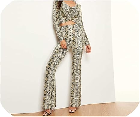 flared snake pants