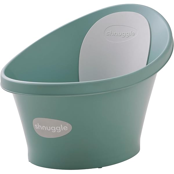 Shnuggle Newborn Bath Essentials Bundle | Baby Bath With Support Bump And Soft Backrest & Rinse Jug | Safe, Gentle, And Stylish Bathtime Set For Babies & Toddlers | Taupe