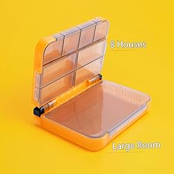 Tcakelox 5 Pack Mini Plastic Tackle Boxes for Small