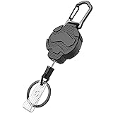 Retractable Keychain Badge Holder with Belt