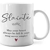 IWXYI Irish Gifts Coffee Mug,Irish Gifts Mug 11 Ounce, Motivational Gifts Mug, Inspirational Gifts for Women Friends, Irish Gifts for Women Men