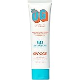 SPOOGE The OG Mineral All-Screen SPF 50 Face + Body, Dermatologist Developed, Broad Spectrum, Sheer Sunscreen - Non-Greasy No Chalky Mess & Reef Safe, All-Weather Care with Aloe + Vitamins C+E - 5 Oz