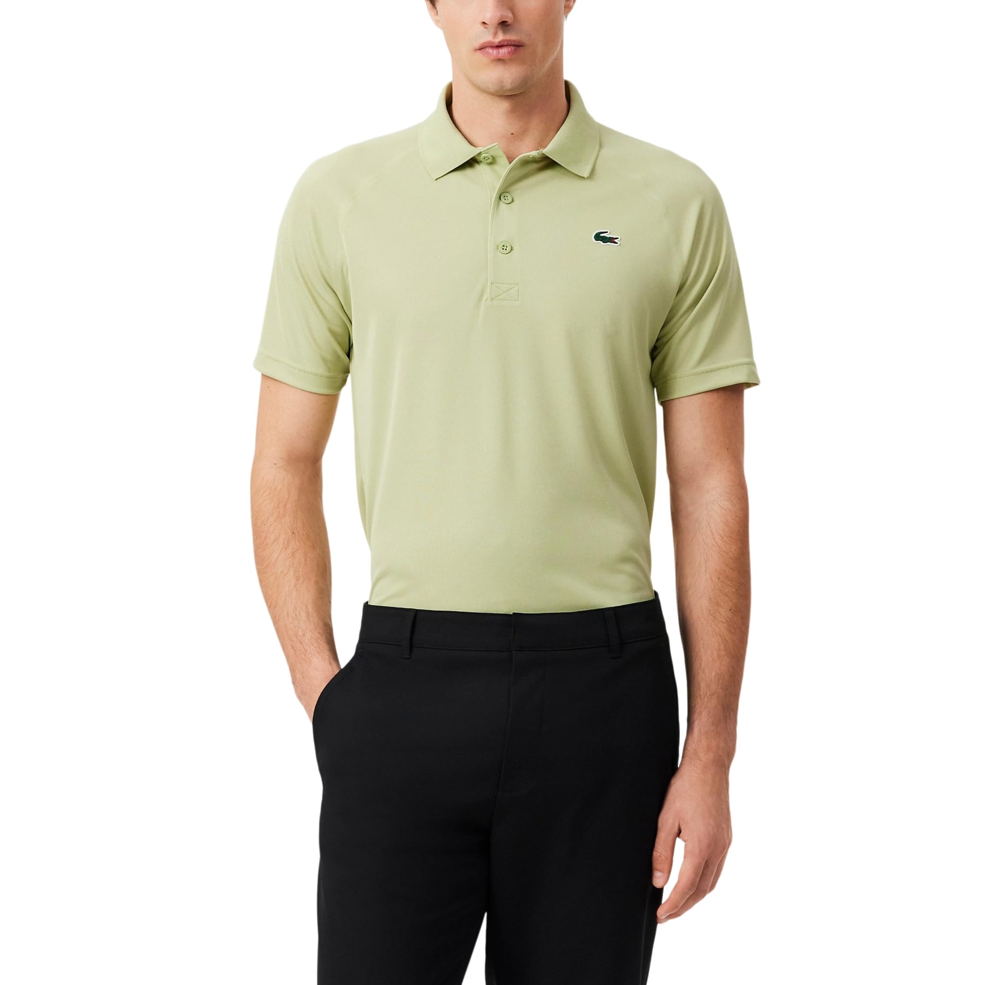 Lacoste Men’s Regular Fit UV Protect Polo Shirt, Birch, 3X-Large