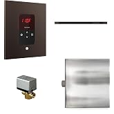 MrSteam Basic Butler Linear Package Square Control, Oil Rubbed Bronze