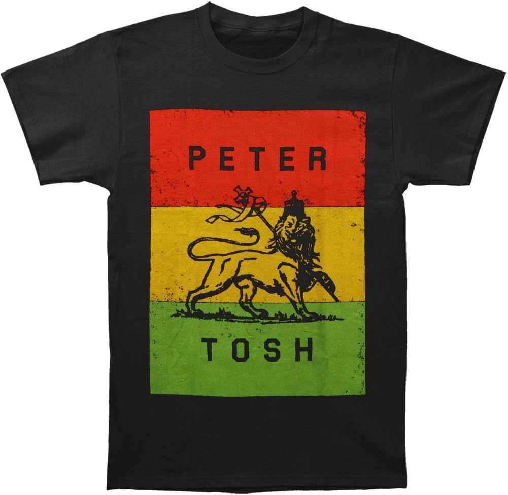 Peter Tosh Men's Lion Of Judah T-shirt XX-Large Black