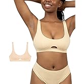 Subset Keyhole Soft Bra – Organic Cotton, Wireless, Breathable, Supportive, Regular & Extra Cup Room, Elevated Essentials