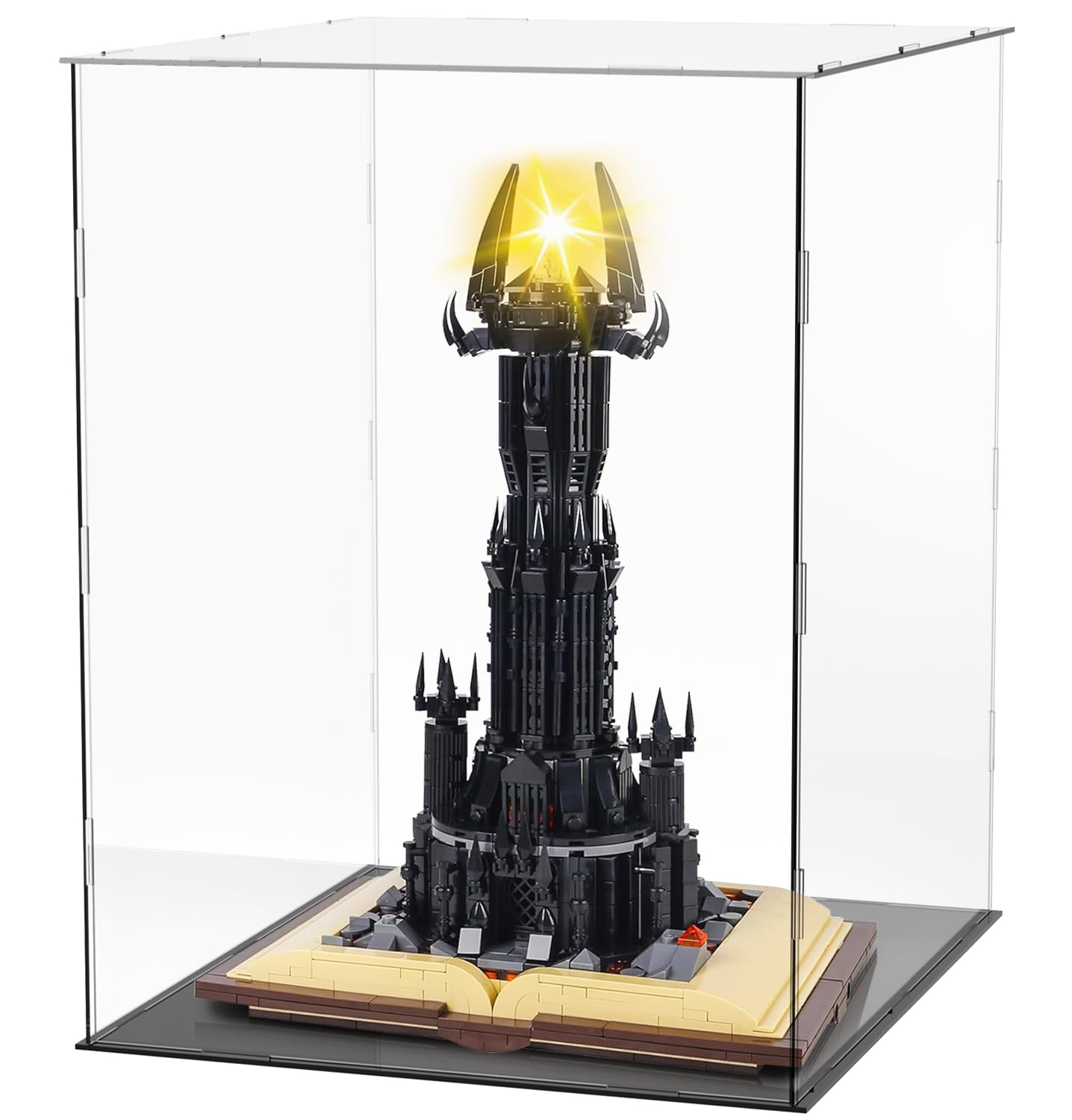 Boyorc Ideas Lord Castle Architecture Building Set,969 PCS MOC Magic Gastle Model Set with LED with acrylic cover