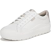 Dr. Scholl's Shoes Women's Sneaker, White/Gold, 11