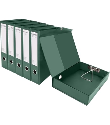 Amazon.com: Leitz Premium archive box with flap, 10 pieces, 100