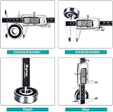 Kynup Digital Caliper 150mm Electronic Caliper InMm Conversion Stainless Steel view 3