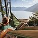 Fox Outfitters Neolite Double Camping Hammock - Lightweight Portable Nylon Parachute Hammock for Backpacking, Travel, Beach, Yard. Hammock Straps & Steel Carabiners Included (Khaki/Olive Green)