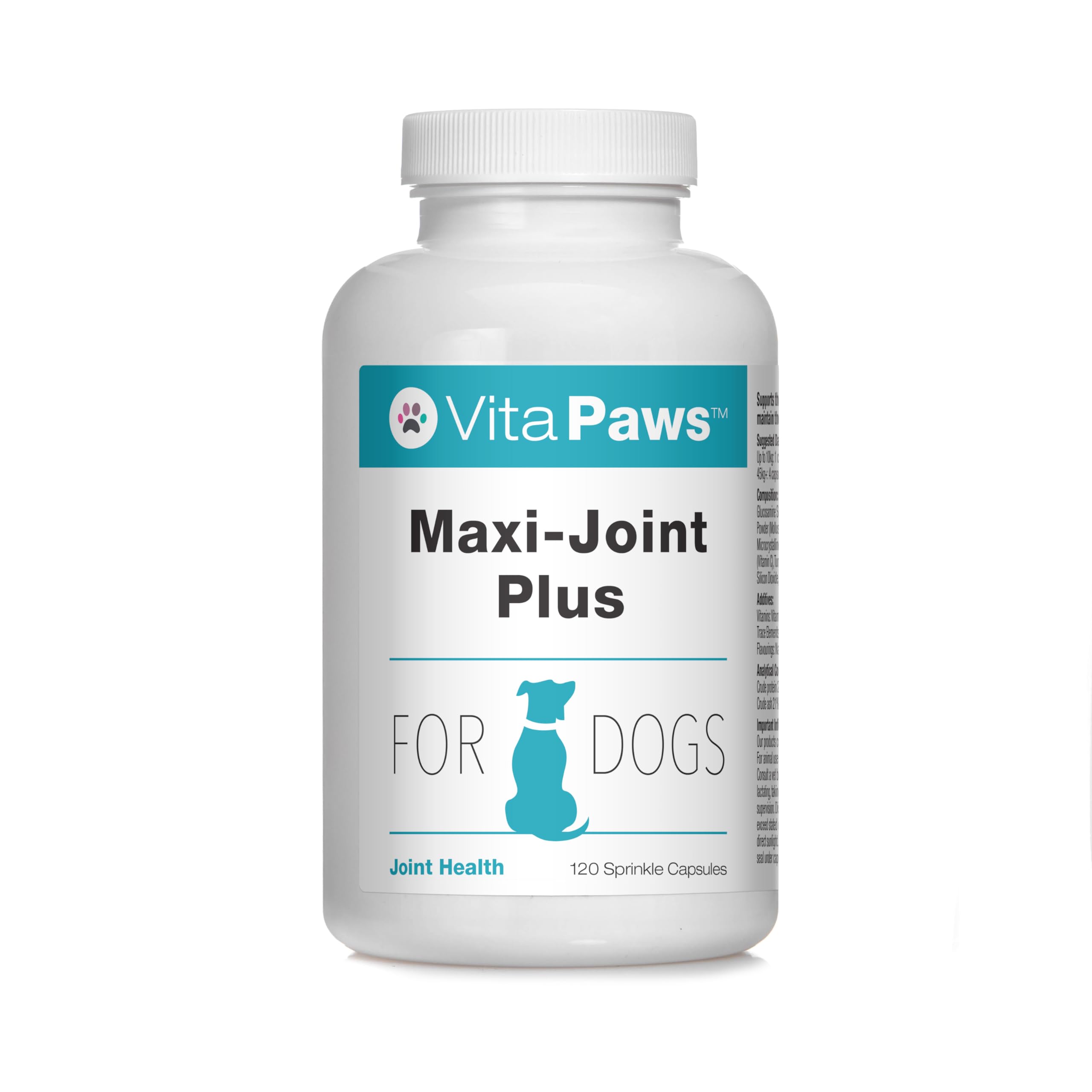 Maxi-Joint Plus VitaPaws™ 120 Sprinkles Capsules | Advanced Joint Support For Dogs | Manufactured in the UK