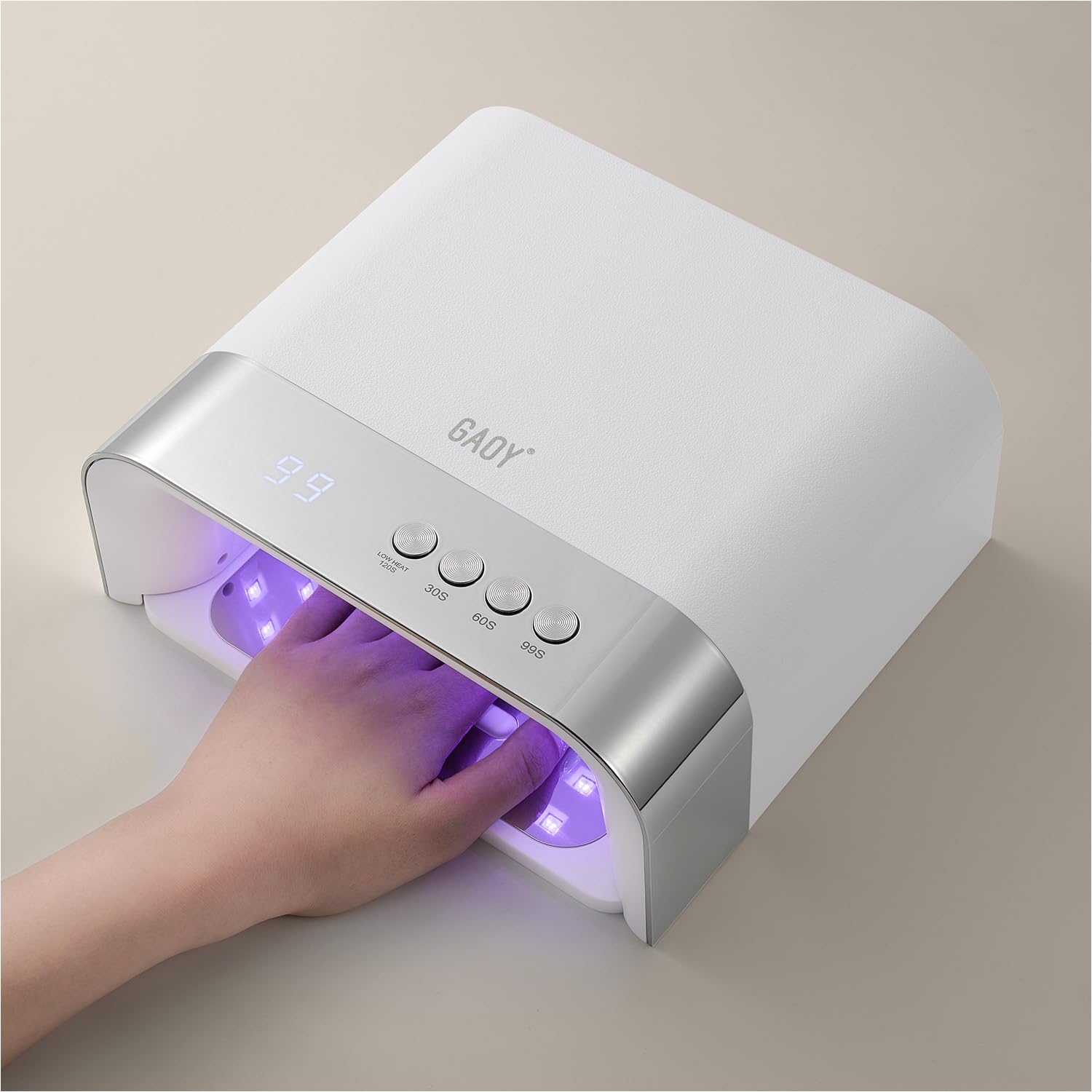 Photo 1 of GAOY Professional UV Nail Lamp, Big Cavity Design for Long Nails, 36 LED Fast Curing Light with Infrared Sensor for Salon Gel and Acrylic Polish