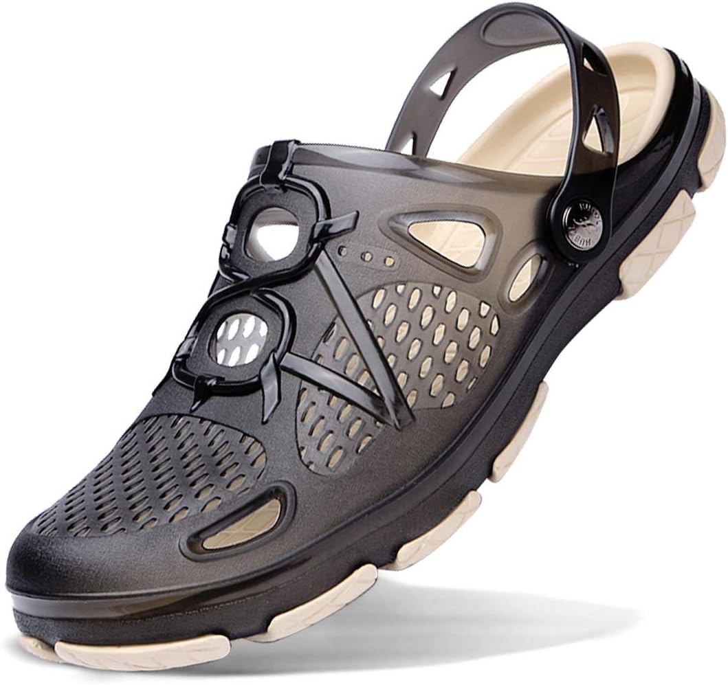 ziitopMens Clogs Mens Garden Shoes Light Mules and Clogs Beach Sandals Slip on Water Shoes for Men
