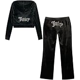 Juicy Couture Women's Bling Velour Tracksuit
