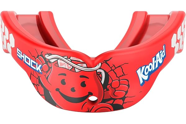Shock Doctor Mouth Guard, Gel Max Power Mouthguard, Flavored Mouth Guards for Sports, Football, Lacrosse, Hockey, Basketball,