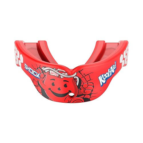 Shock Doctor Mouth Guard, Gel Max Power Mouthguard, Flavored Mouth Guards for Sports, Football, Lacrosse, Hockey, Basketball, Kool Aid Mouth Guard Youth & Adult