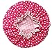 Huachnet Large -Size Waterproof Double Layers Women's Shower Caps (Purple)