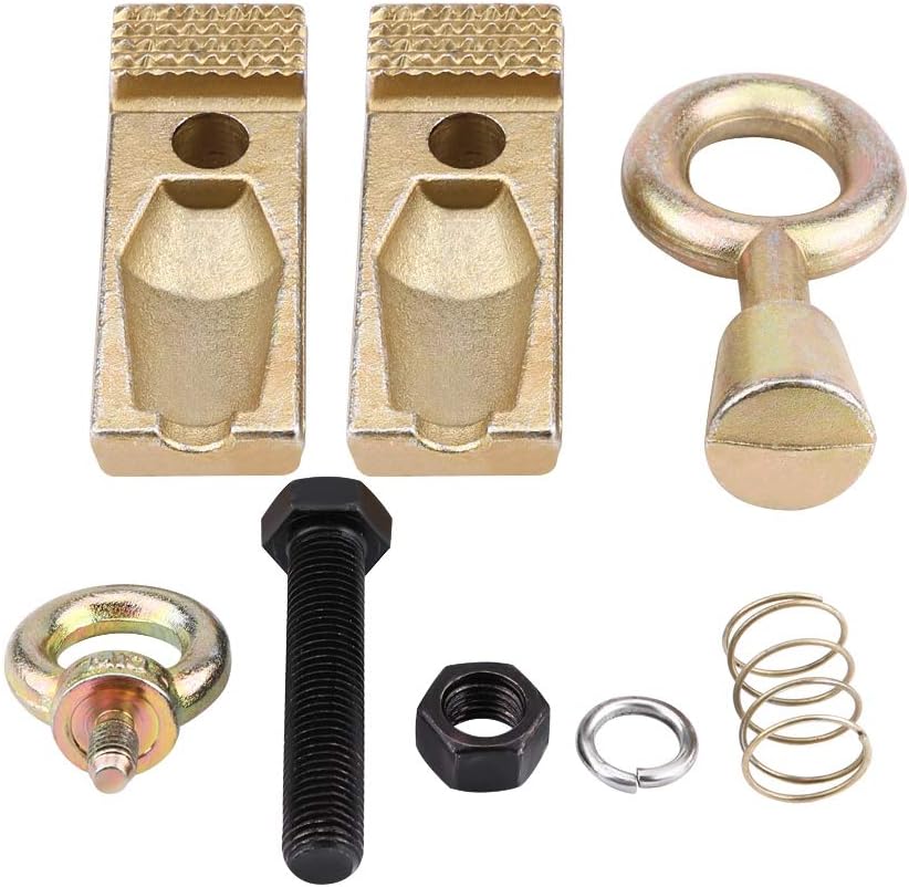 Aramox 2 Way Pull Clamp, Car Body Pull Clamp 5 Ton Top Straight 2 Way