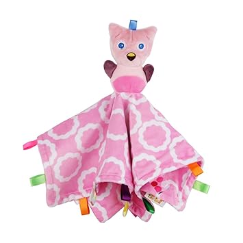 baby blanket with toys attached