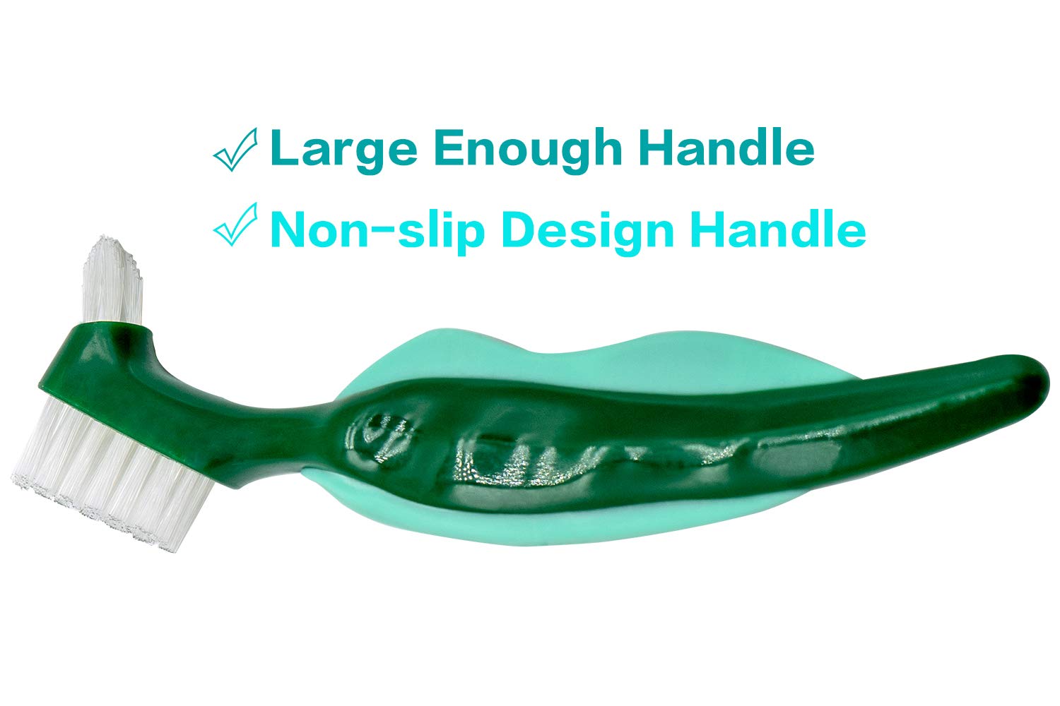 Denture Case, Denture Cups Bath, Toothbrush with hard denture, Dentures Container with Basket Denture Holder for Travel, Mouth Guard Night Gum Retainer Container (Green) : Beauty