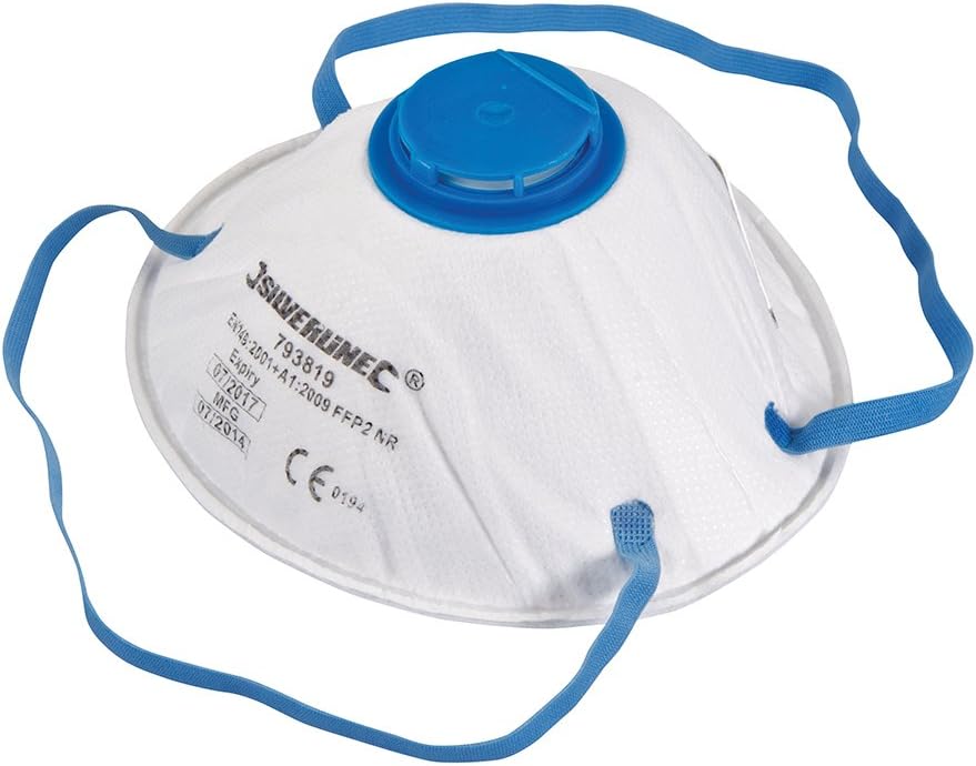 Silverline 793819 Moulded Valved Face Mask FFP2 NR FFP2 NR Single