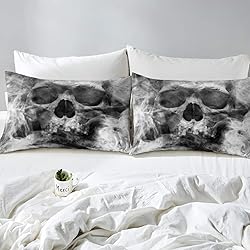 Erosebridal Skull Comforter Set King, Halloween