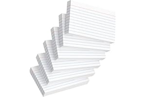 CIPHYFEE Index Cards 3x5 Inch, 300sheets, Flash Cards,Ruled Lined White Note Cards Paper For Studying, Schools Supplies, College, Office And Home Organization, Note Taking Supplies