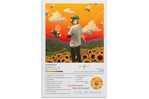 BATWHO Tyler Poster The Creator Poster Flower Boy Album Canvas Poster Unframe：12x18inch(30x45cm)