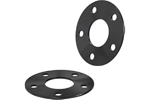 Customadeonly 5x120 Wheel Spacers for 2010-2024 Camaro,2014-2020 Impala, 2020-2024 Corvette C8, 2008-2019 CTS, 2020-2023 CT5 (2pcs 5mm Thick Black) 5x4.72 66.9mm Bore 3/16" Thick