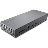 Kensington SD5780T Thunderbolt 4 Dual 4K Docking Station with up to 100W power Delivery &amp; SD card reader, HDMI &amp; Thunderbolt 4 ports for Windows and MacBooks (K33040NA)