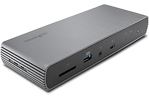 Kensington SD5780T Thunderbolt 4 Dual 4K Docking Station with up to 100W Power Delivery & SD Card Reader, HDMI & Thunderbolt 4 Ports for Windows and MacBooks (K33040NA)